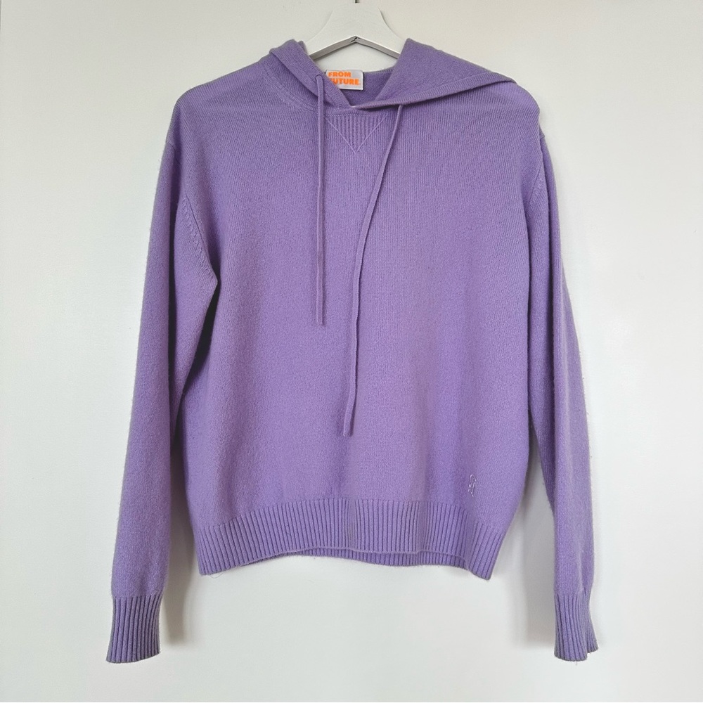 From Future 100% Cashmere hoodie lilac size M 💜